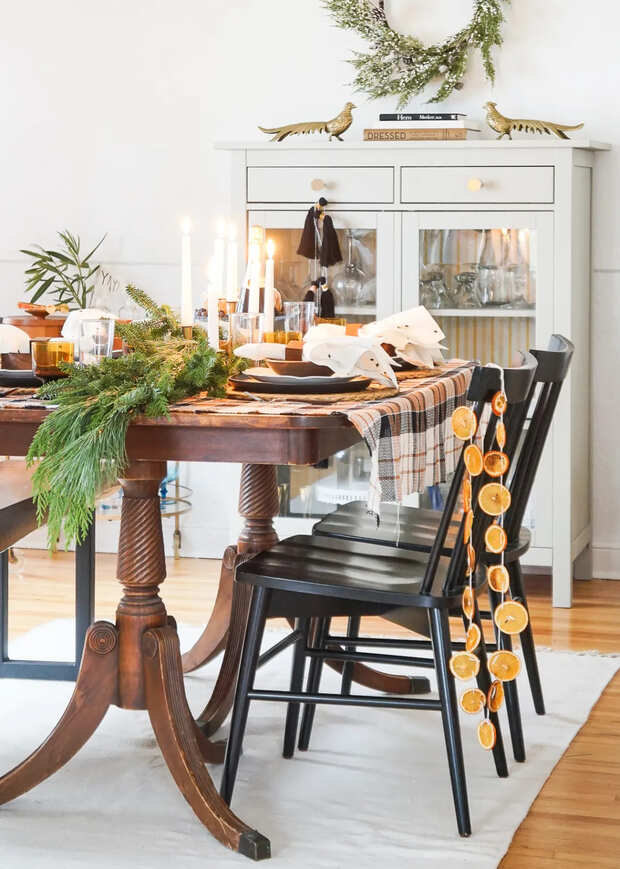 DIY Dried Orange Garland