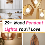 Wood Pendant Light fixtures