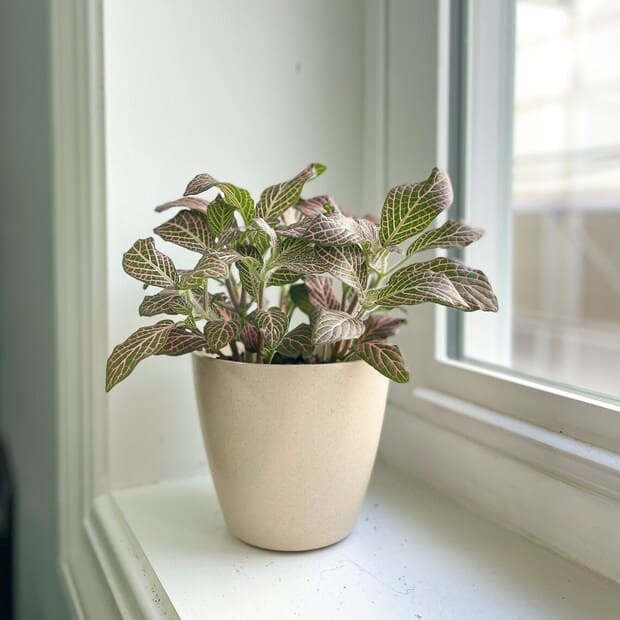 Pink and Silver Nerve Plant