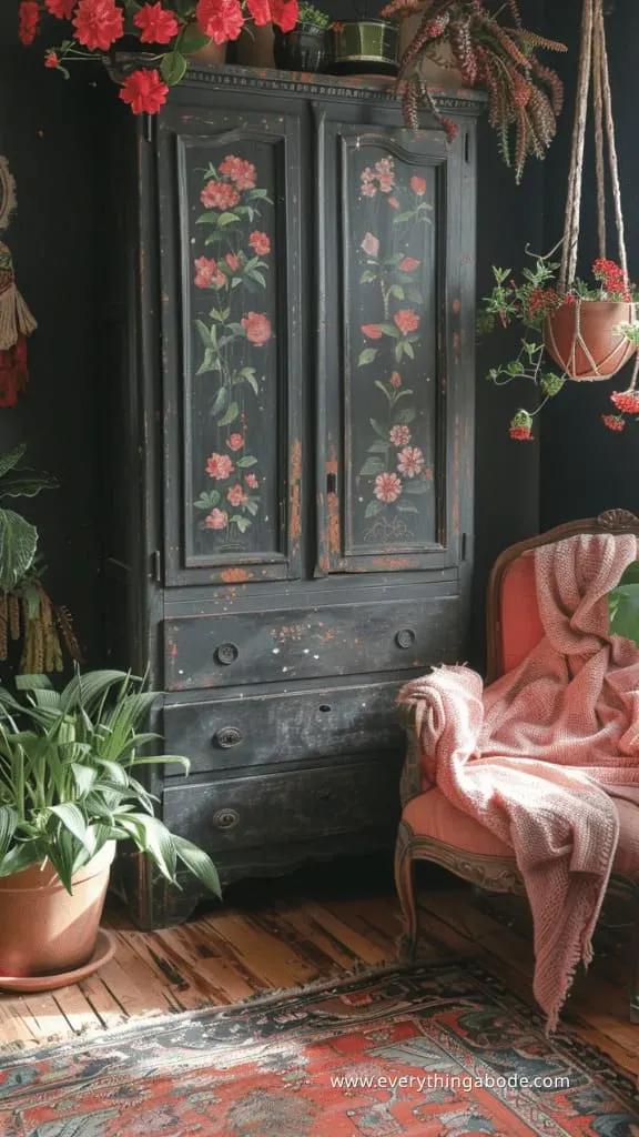 pink houseplants