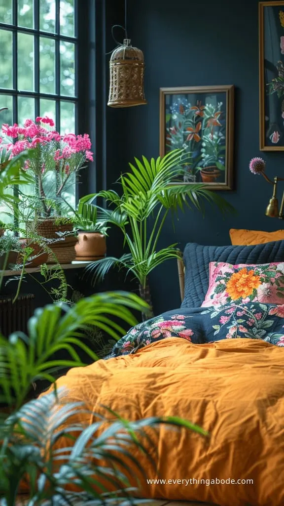 pink houseplants