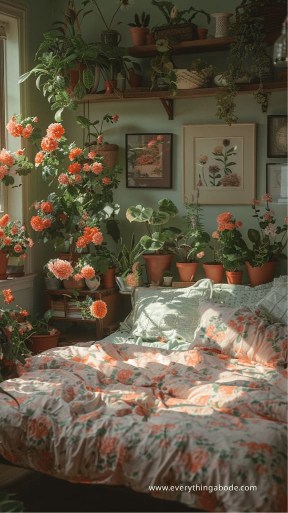 pink houseplants