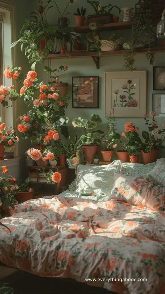 pink houseplants