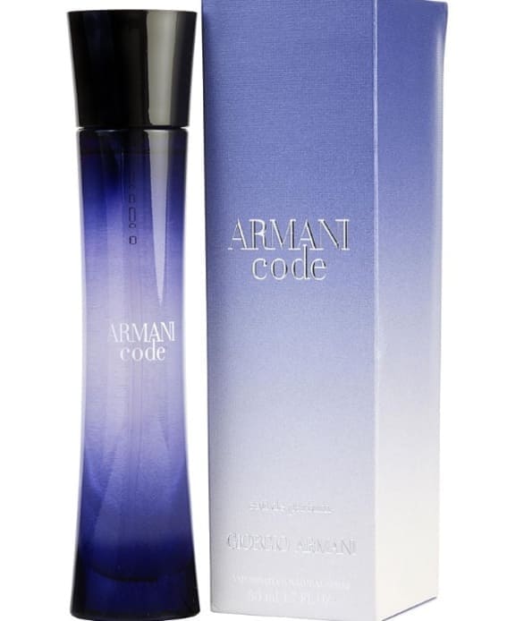 Armani Code Perfume featuring honey scent