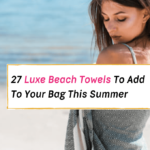 luxe designer beach towels