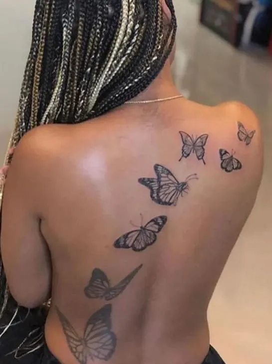 Butterfly Back Tattoo