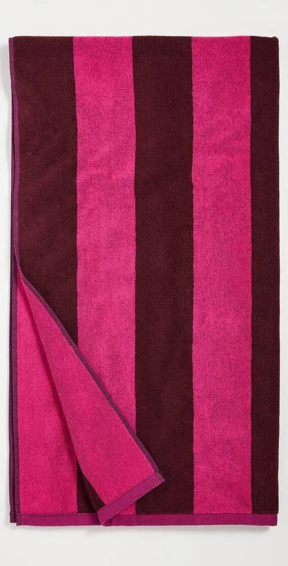 AMI Striped Beach Towel