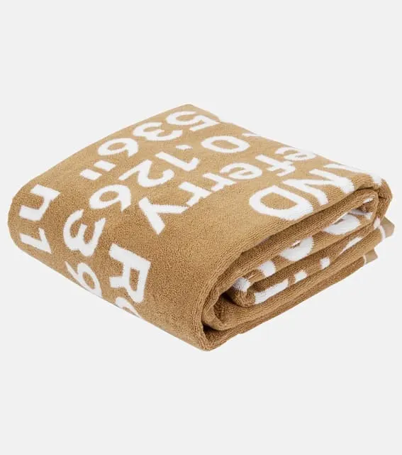 Burberry Location cotton jacquard towel