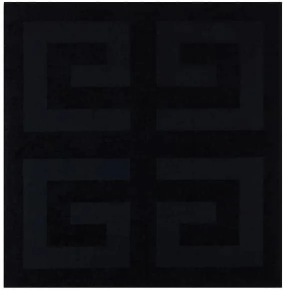 GIVENCHY Black Logo Square Towel