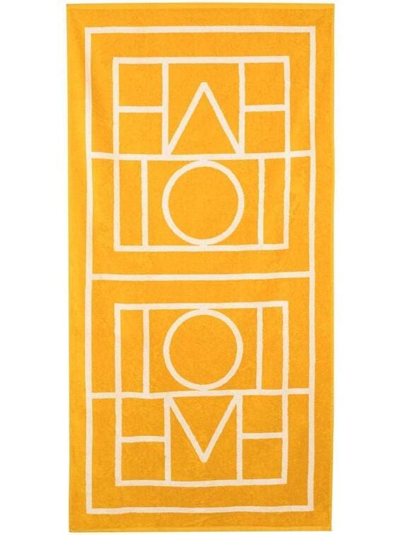 Totême X Browns, 50 Biarritz Monogram-Print Beach Towel