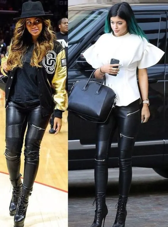 Accessorizing Leather Pants Outfits