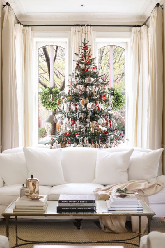 Ornate and eclectic Christmas tree