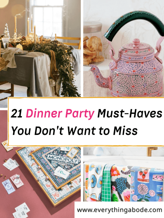Dinner Party Must-haves