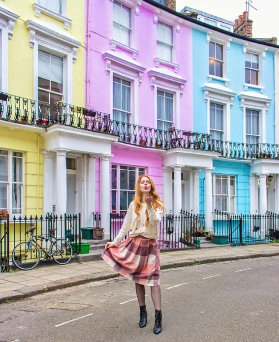 Chic pink bow blouse and plaid skirt for a festive look from Chicwish