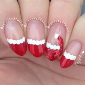 23+ Gorgeous Christmas Nails For Short Nails - Everything Abode