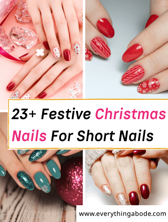 Christmas nails for short nails