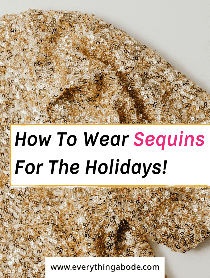 how to wear sequins this holiday season