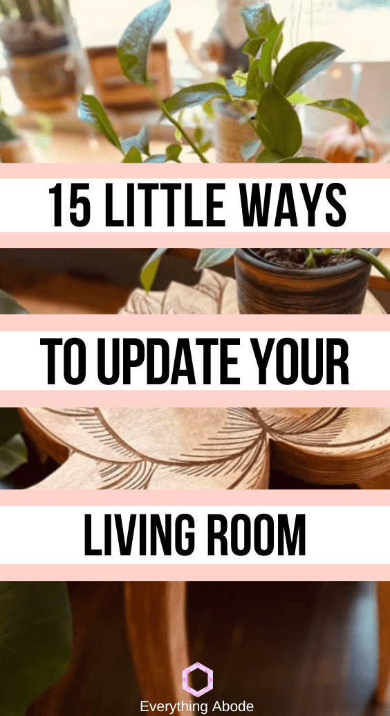 Little Ways To Update Your Living Room