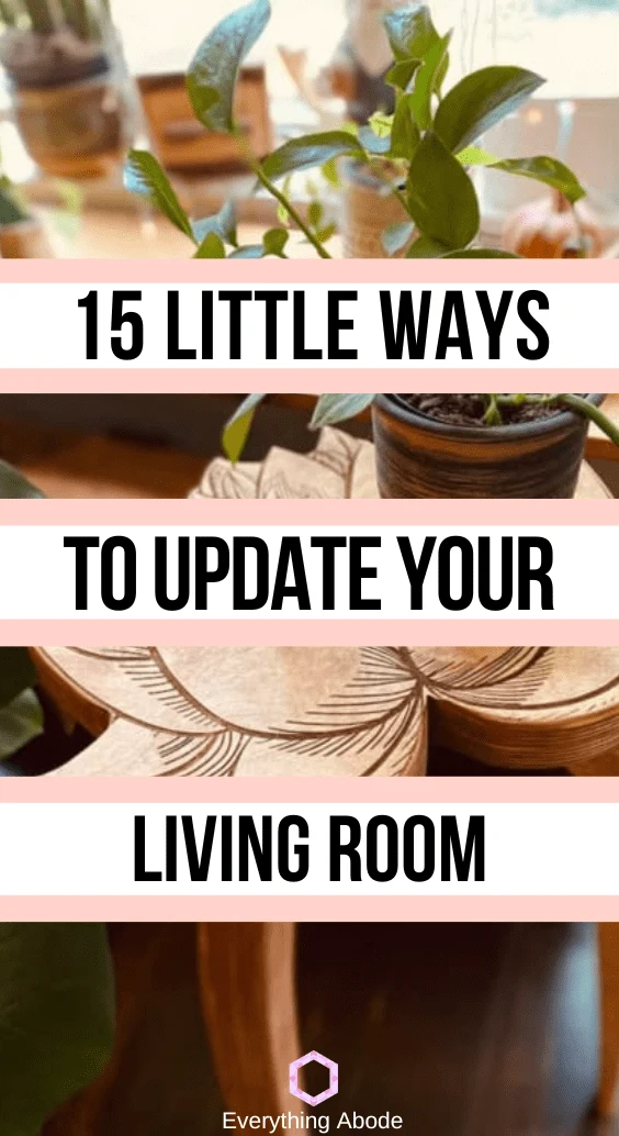 Little Ways To Update Your Living Room