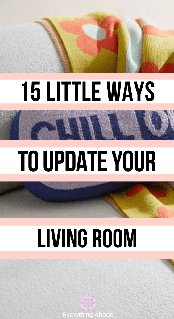 Little Ways To Update Your Living Room