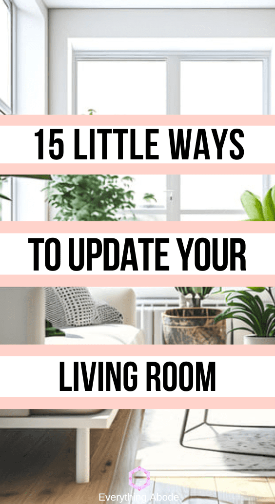 Little Ways To Update Your Living Room