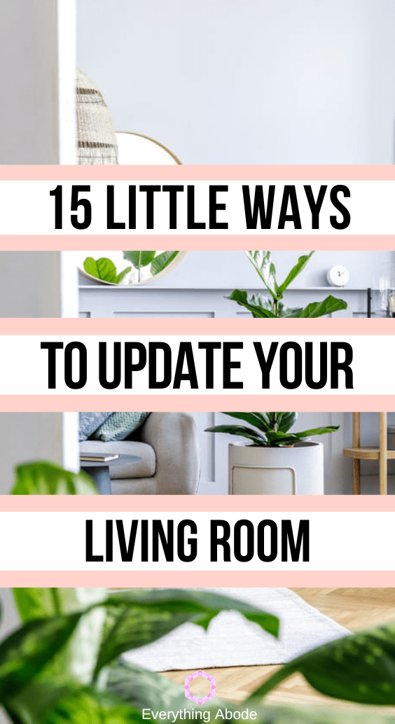 Little Ways To Update Your Living Room