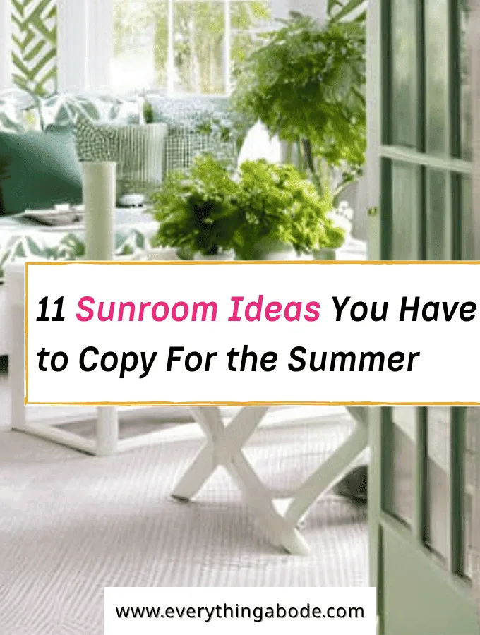 Gorgeous Sunroom Ideas