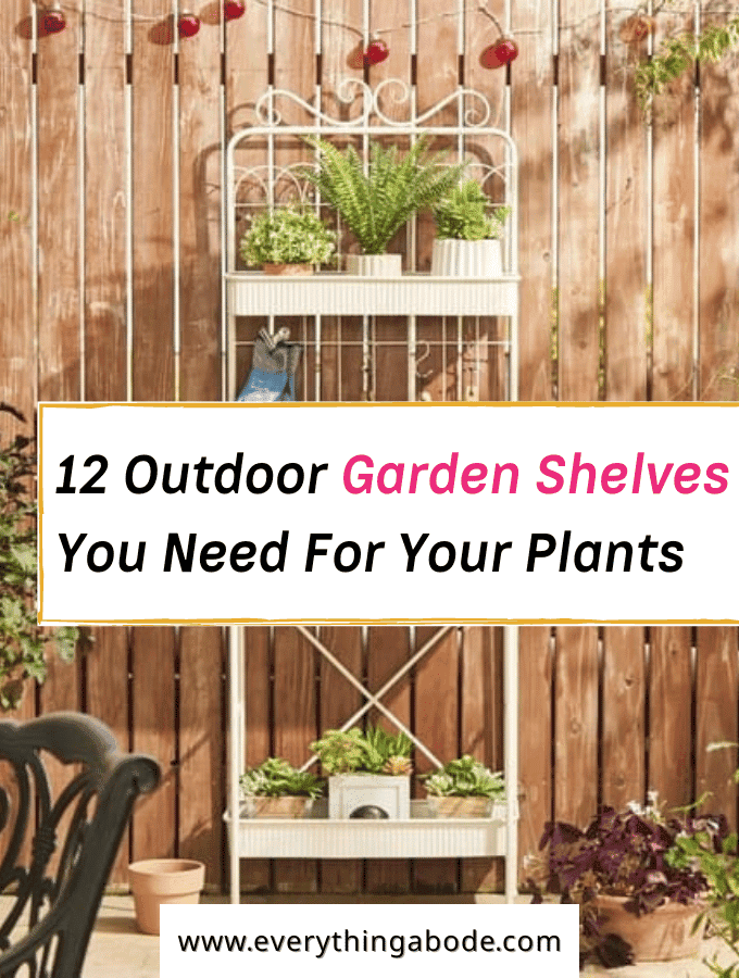 Outdoor Garden Shelves for Plants