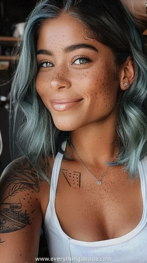 blue hairstyle ideas for women 