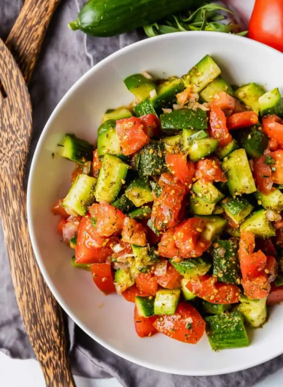 cucumber salad that a novice gardener could make