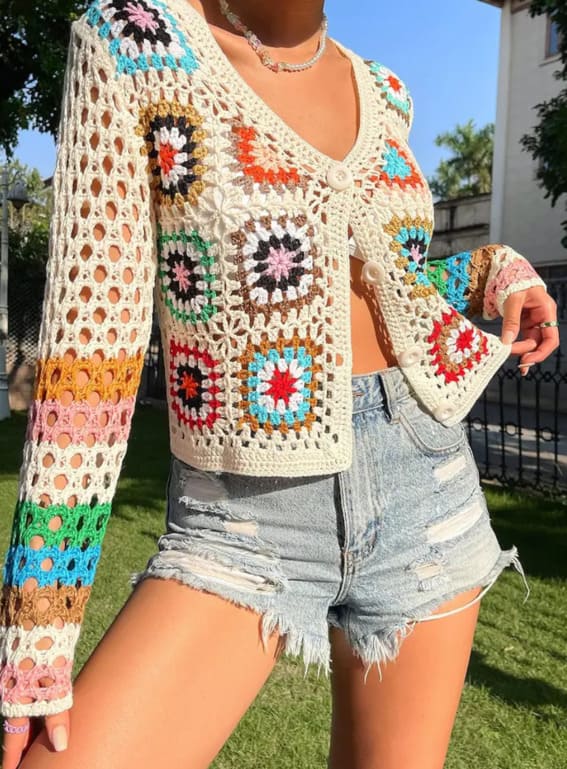 Crochet Cardigans and Tops