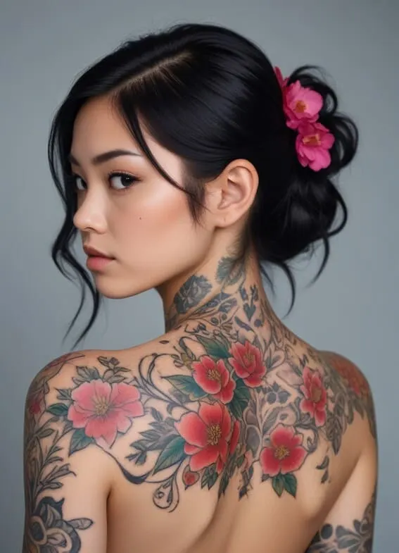 back tattoo ideas for women 