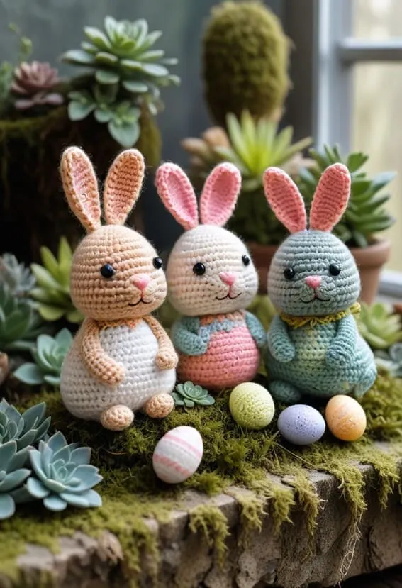 Festive Vibe With Easter Crochet Decor