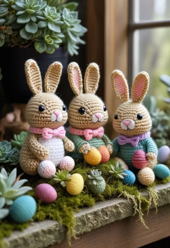 Festive Vibe With Easter Crochet Decor