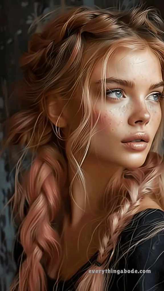 pink hairstyle