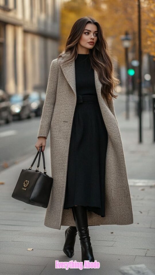 Bundled Beauty Turtleneck Sweater Dress main image 1