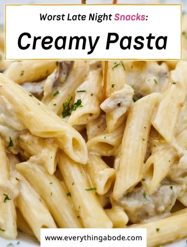 Pasta Leftovers (especially creamy or cheesy types)
