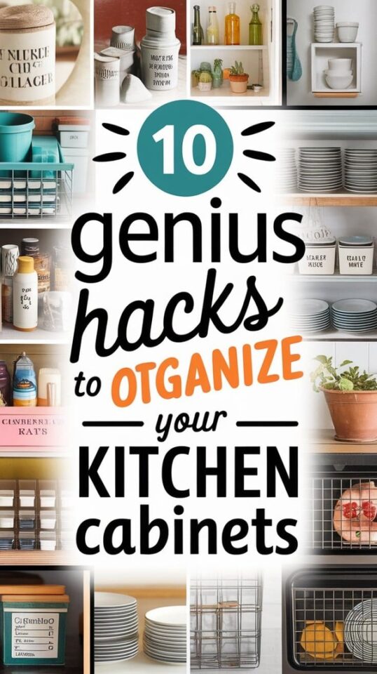 10 Simple Hacks to Organize Your Kitchen Cabinets - Everything Abode
