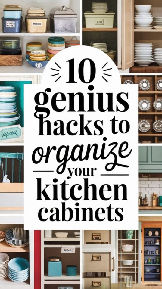 10 Simple Hacks to Organize Your Kitchen Cabinets - Everything Abode