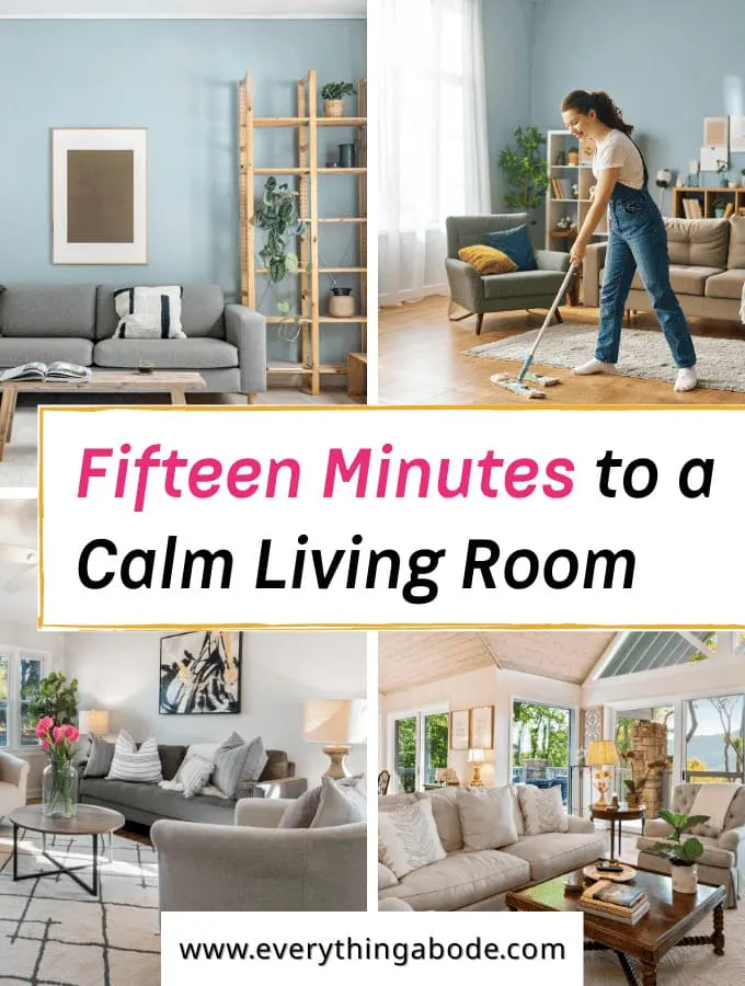 15-Minute Night Reset for a Tidy Living Room