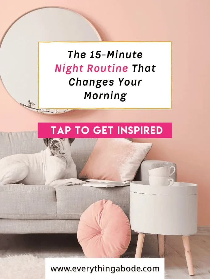 15-Minute Night Reset for Living Room