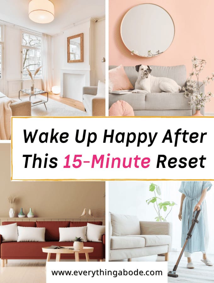 15-Minute Night Reset for a Tidy Living Room