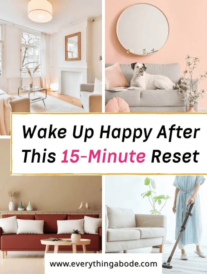 15-Minute Night Reset for a Tidy Living Room