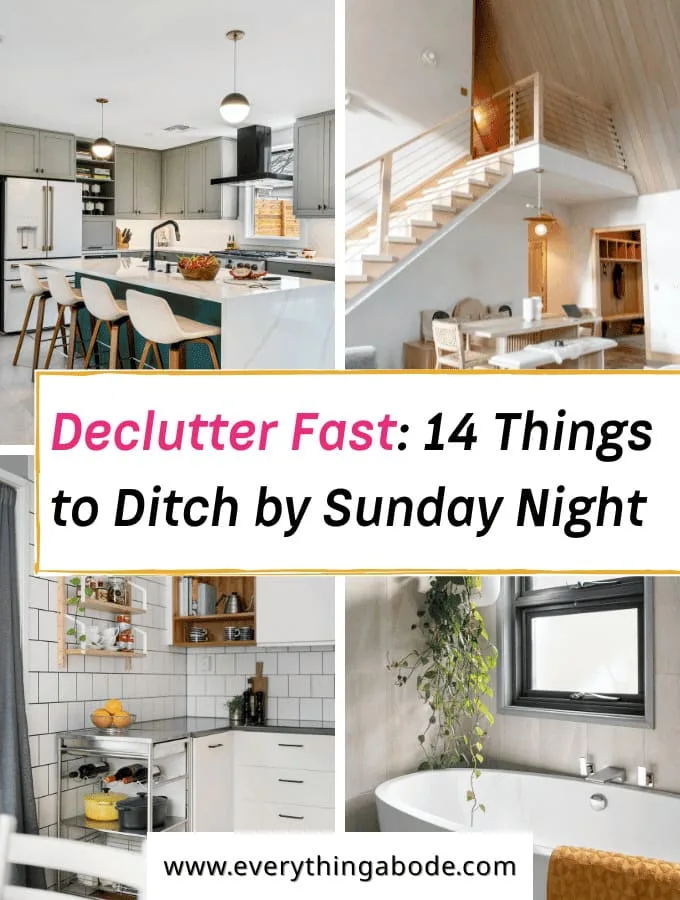 Declutter This Weekend