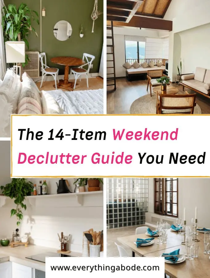 Declutter This Weekend