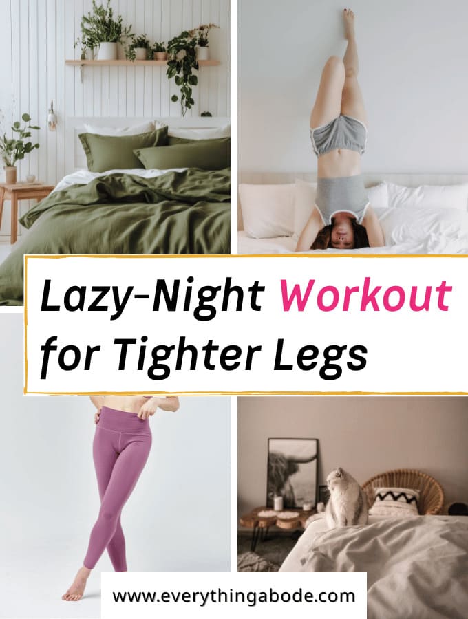 3-Minute Workout Before Sleep to Slim Down Your Legs