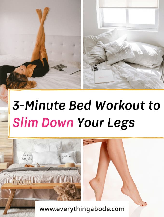 3-Minute Workout Before Sleep to Slim Down Your Legs