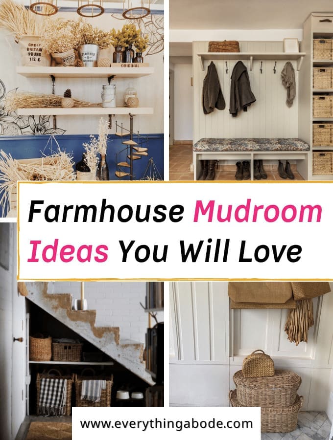 Ideas for a farmhouse mudroom