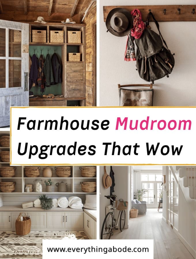 Ideas for a farmhouse mudroom