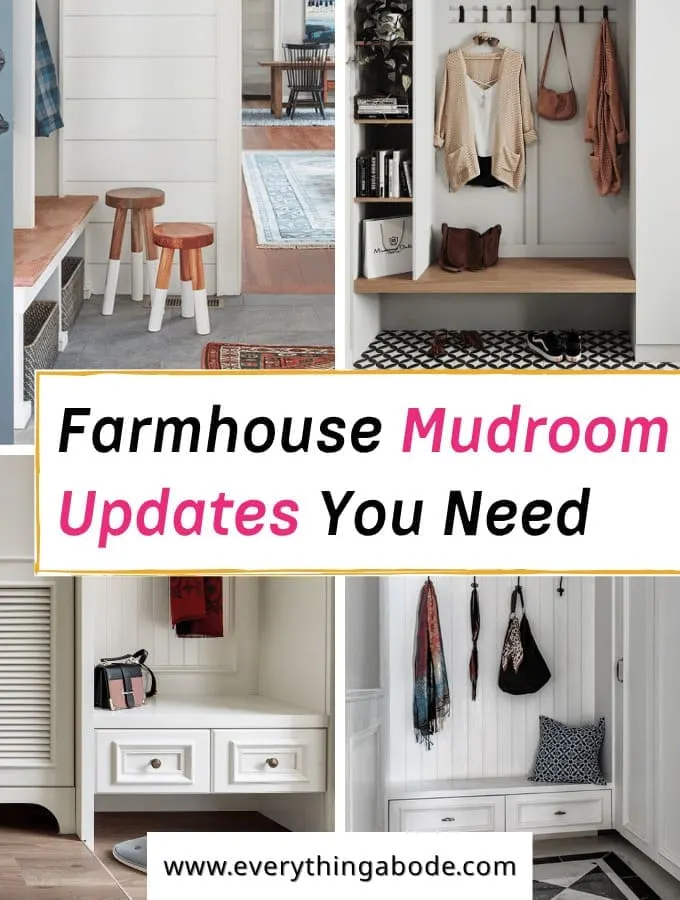 farmhouse mudroom